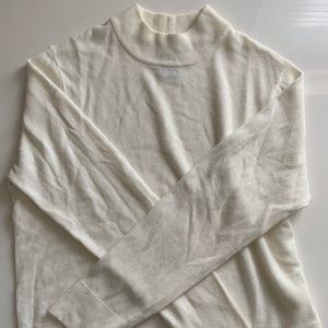 Vintage Cream Mock Neck Sweater :)